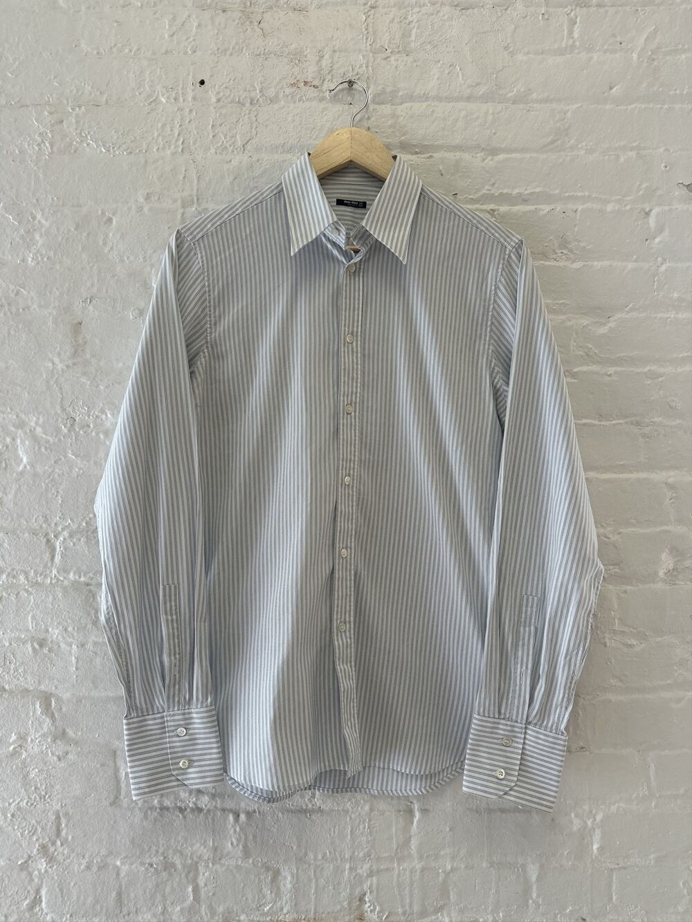 Miu Miu Striped Button Up Shirt